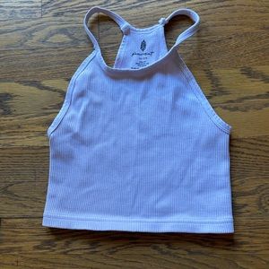 Happiness runs cropped tank Fp movement